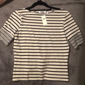 Anthropologie Striped crop